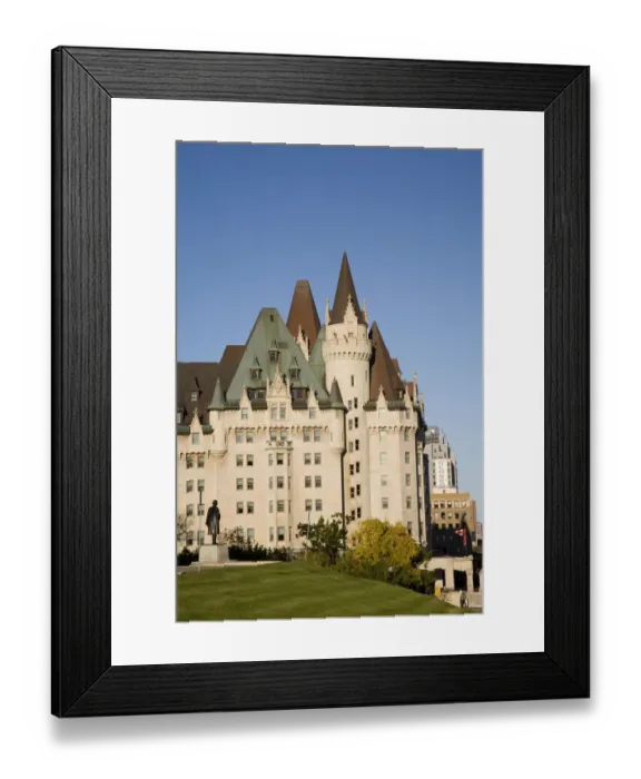 Framed Print : Chateau Laurier Hotel in Ottawa, Ontario, Canada
