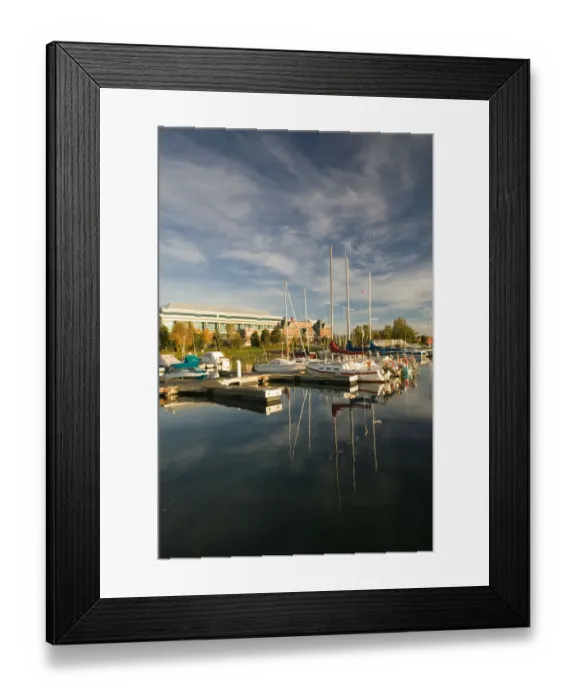 Framed Print : CANADA-Ontario-Thunder Bay: Prince Arthurs Landing Park  /  Lake Superior View
