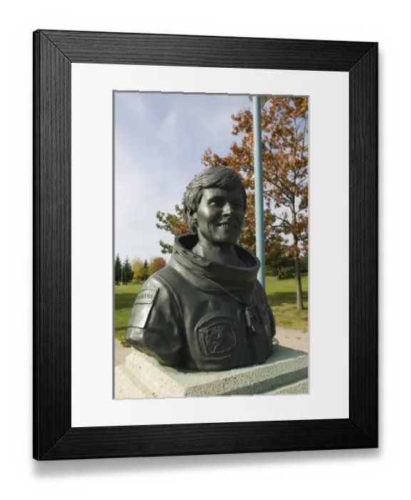 Framed Print : CANADA-Ontario-Sault Saint Marie: Statue of Roberta Bondar, NASA Astronault & Biologist Framed Print : CANADA-Ontario-Sault Saint Marie: Statue of Roberta Bondar, NASA Astronault & Biologist