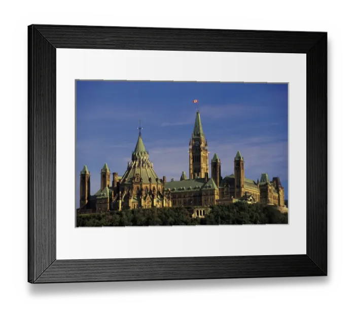 Framed Print : North America, Canada, Ottowa, Ontario. Canadian Parliament
