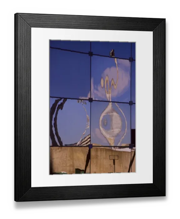 Framed Print : Canada: Montreal, Olympics site, Biodome de Montreal, reflections in glass windows, May