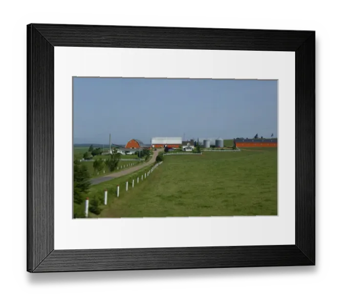 Framed Print : Canada, Prince Edward Island. Typical countryside views Framed Print : Canada, Prince Edward Island. Typical countryside views