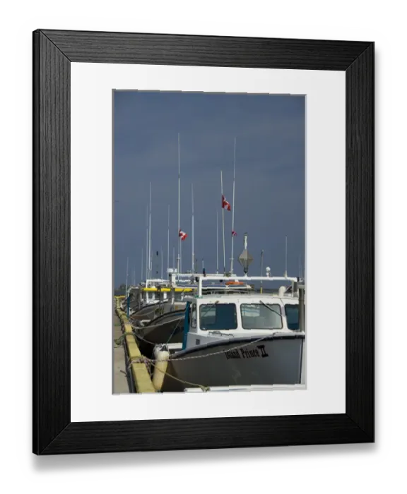 Framed Print : Canada, Prince Edward Island, Rustico. Views from Rustico warf Framed Print : Canada, Prince Edward Island, Rustico. Views from Rustico warf