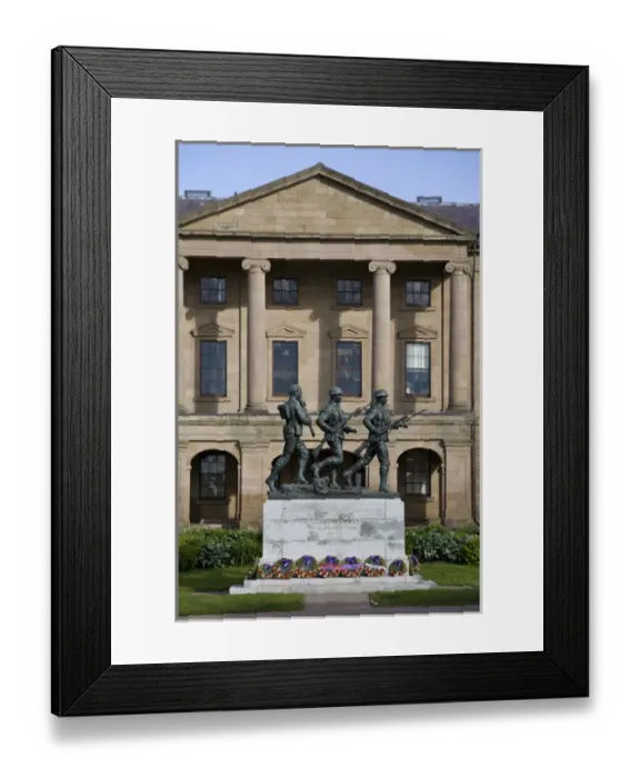 Framed Print : Canada, Prince Edward Island, Charlottetown, Province Hall. War Memorial Framed Print : Canada, Prince Edward Island, Charlottetown, Province Hall. War Memorial