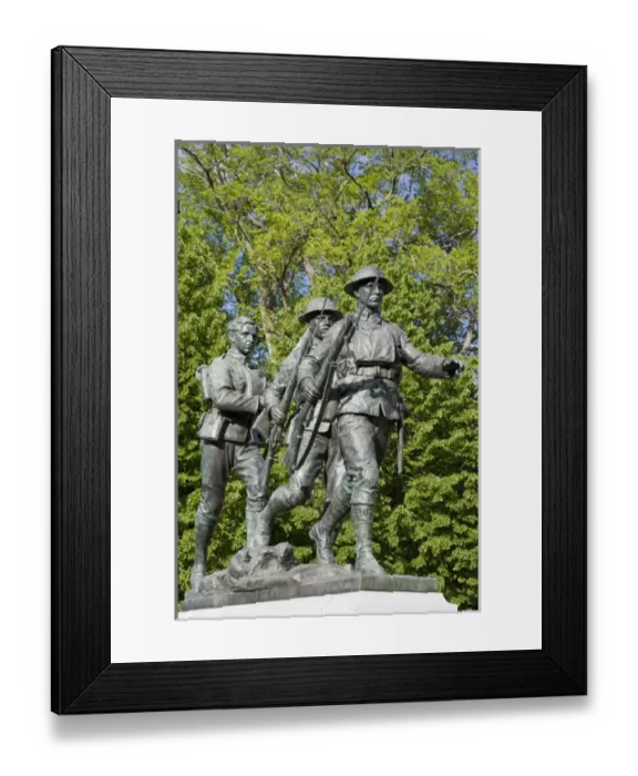 Framed Print : Canada, Prince Edward Island, Charlottetown. War Memorial Framed Print : Canada, Prince Edward Island, Charlottetown. War Memorial