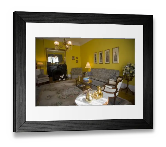 Framed Print : Canada, Prince Edward Island, Charlottetown. Living room of the Fitzroy Hall Inn Framed Print : Canada, Prince Edward Island, Charlottetown. Living room of the Fitzroy Hall Inn