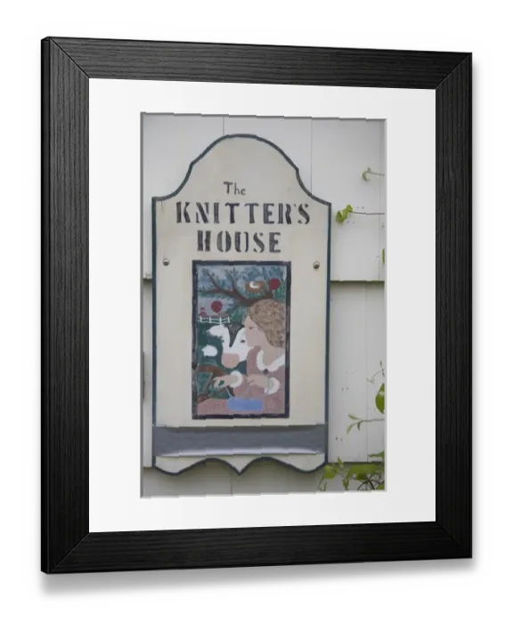 Framed Print : Canada, Prince Edward Island, Rustico. Sign, cottage industry Framed Print : Canada, Prince Edward Island, Rustico. Sign, cottage industry