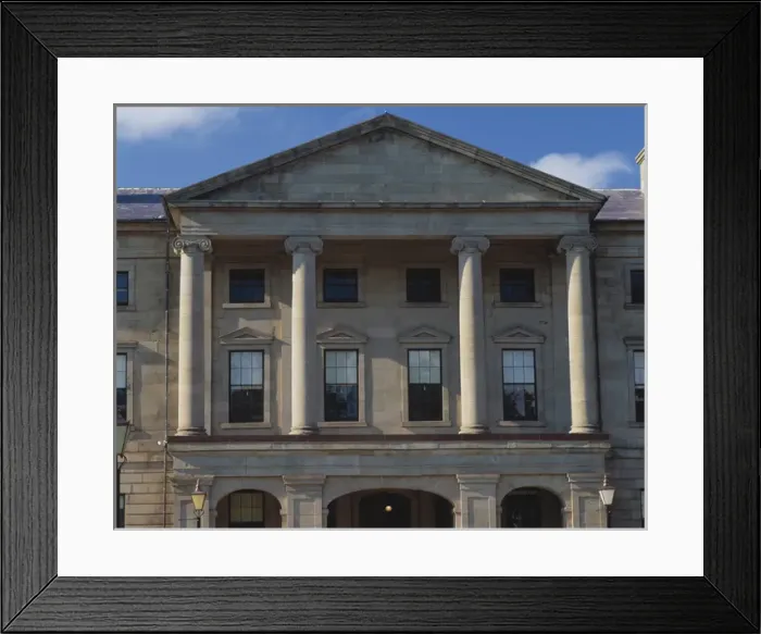Framed Print : The front of Parliment House in Charlottetown, Prince Edward Island, Canada Framed Print : The front of Parliment House in Charlottetown, Prince Edward Island, Canada