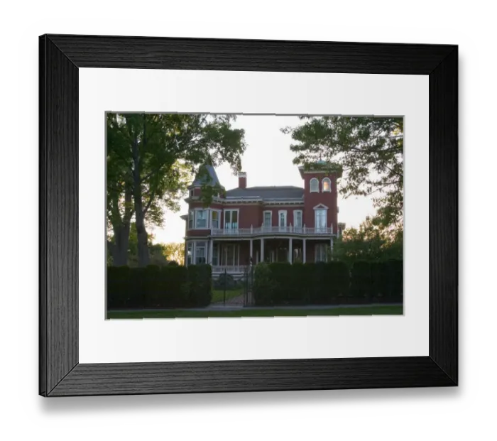 Framed Print : NA, Maine, Bangor. The house of writer, Stephen King Framed Print : NA, Maine, Bangor. The house of writer, Stephen King
