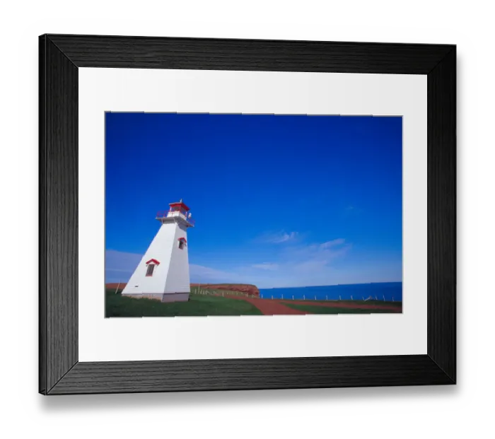 Framed Print : N. A. Canada, Prince Edward Island. Cape Tryon lighthouse Framed Print : N. A. Canada, Prince Edward Island. Cape Tryon lighthouse