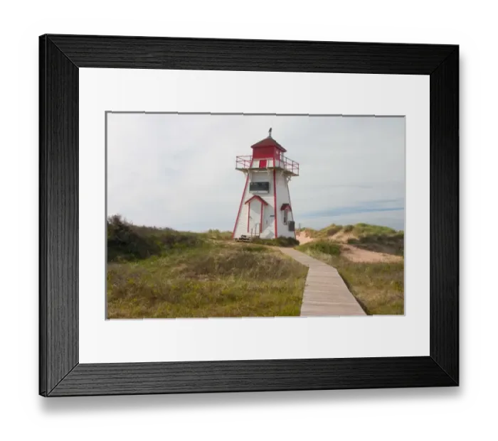 Framed Print : NA, Canada, Prince Edward Island National Park. Cove Head lighthouse Framed Print : NA, Canada, Prince Edward Island National Park. Cove Head lighthouse