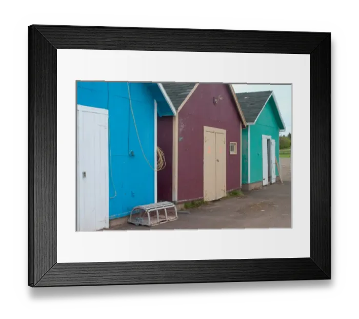 Framed Print : NA, Canada, Prince Edward Island, Malpeque Harbour. Fish sheds Framed Print : NA, Canada, Prince Edward Island, Malpeque Harbour. Fish sheds