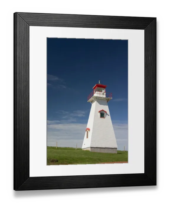 Framed Print : NA, Canada, Prince Edward Island. Cape Tryon lighthouse Framed Print : NA, Canada, Prince Edward Island. Cape Tryon lighthouse