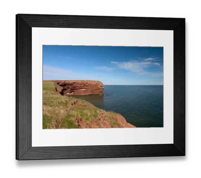 Framed Print : NA, Canada, Prince Edward Island. Cliffs near Cape Tyron lighthouse Framed Print : NA, Canada, Prince Edward Island. Cliffs near Cape Tyron lighthouse