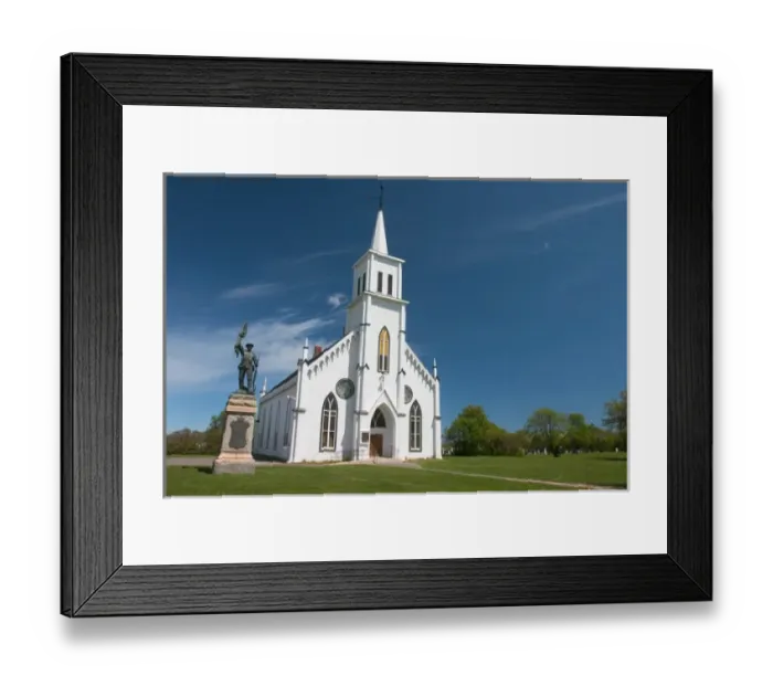 Framed Print : NA, Canada, Prince Edward Island. Malpeque United Church Framed Print : NA, Canada, Prince Edward Island. Malpeque United Church