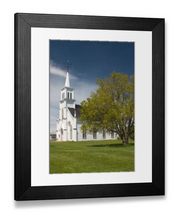 Framed Print : NA, Canada, Prince Edward Island. Malpeque United Church Framed Print : NA, Canada, Prince Edward Island. Malpeque United Church