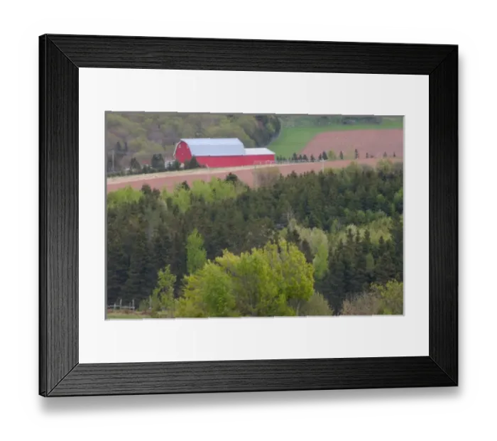 Framed Print : NA, Canada, Prince Edward Island. Red barn near New London Framed Print : NA, Canada, Prince Edward Island. Red barn near New London