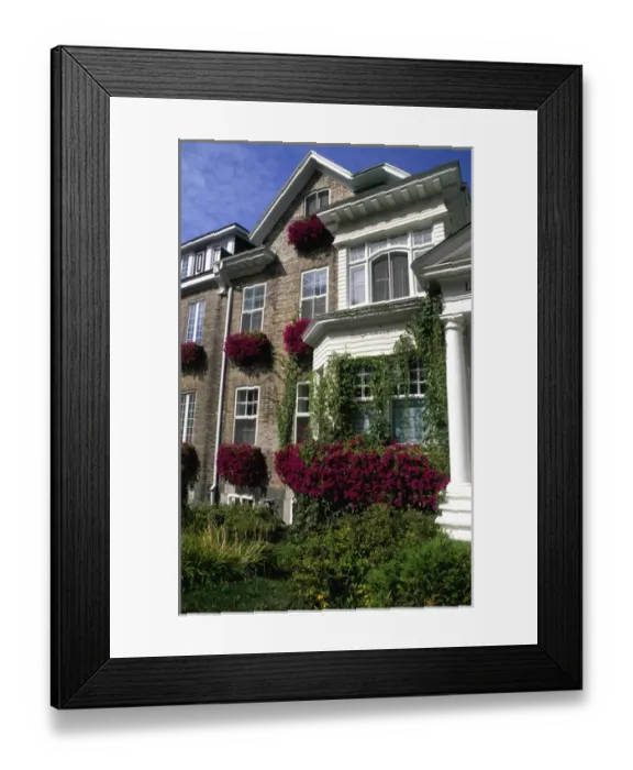 Framed Print : Beautiful French Architecture on Rue Saint Louis in Old Town Quebec City Quebec Canada Framed Print : Beautiful French Architecture on Rue Saint Louis in Old Town Quebec City Quebec Canada