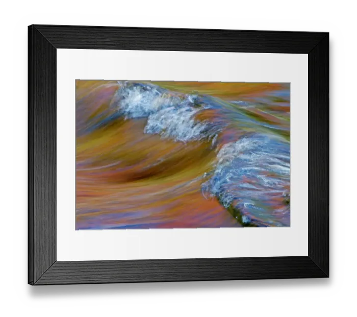 Framed Print : Canada, Quebec, Laurentians. Autumn foliage colors reflect on rapids in Riviere du Nord Framed Print : Canada, Quebec, Laurentians. Autumn foliage colors reflect on rapids in Riviere du Nord