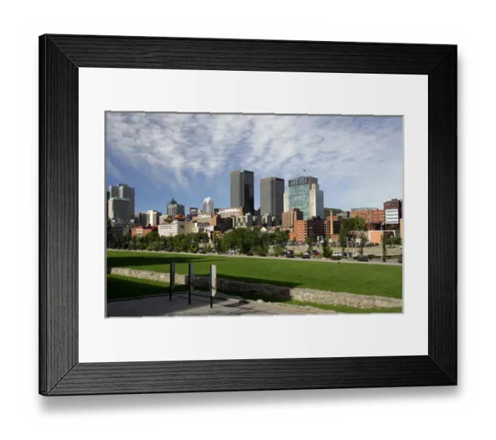 Framed Print : Canada, Quebec, Montreal. City overview from Jacques Cartier Square. IMAGE RESTRICTED Framed Print : Canada, Quebec, Montreal. City overview from Jacques Cartier Square. IMAGE RESTRICTED