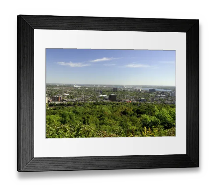 Framed Print : Canada, Quebec, Montreal. City views from Mount Royal Park (aka Parc Mont-Royal) Framed Print : Canada, Quebec, Montreal. City views from Mount Royal Park (aka Parc Mont-Royal)