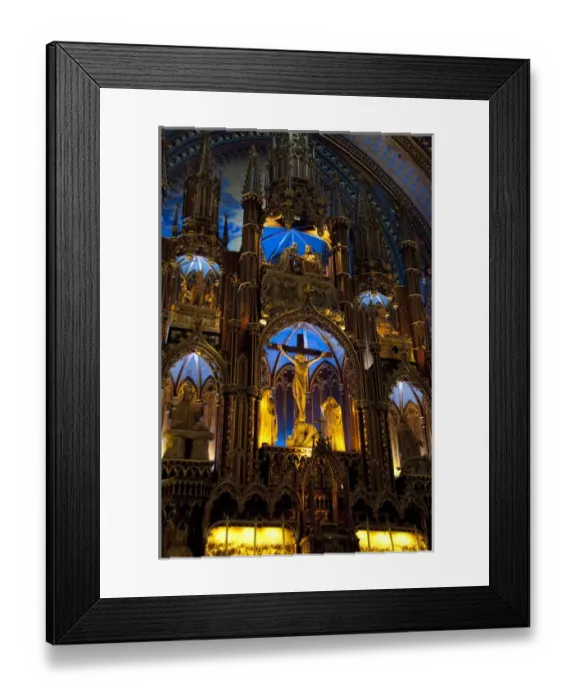 Framed Print : Canada, Quebec, Montreal, Basilique Notre-Dame-de-Montreal (aka Notre Dame Basilica) Framed Print : Canada, Quebec, Montreal, Basilique Notre-Dame-de-Montreal (aka Notre Dame Basilica)