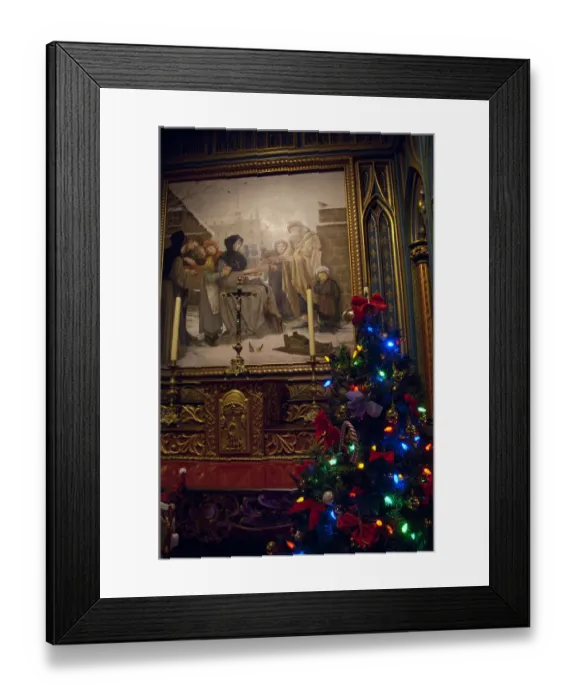 Framed Print : Canada, Quebec, Montreal, Basilique Notre-Dame-de-Montreal (aka Notre Dame Basilica)