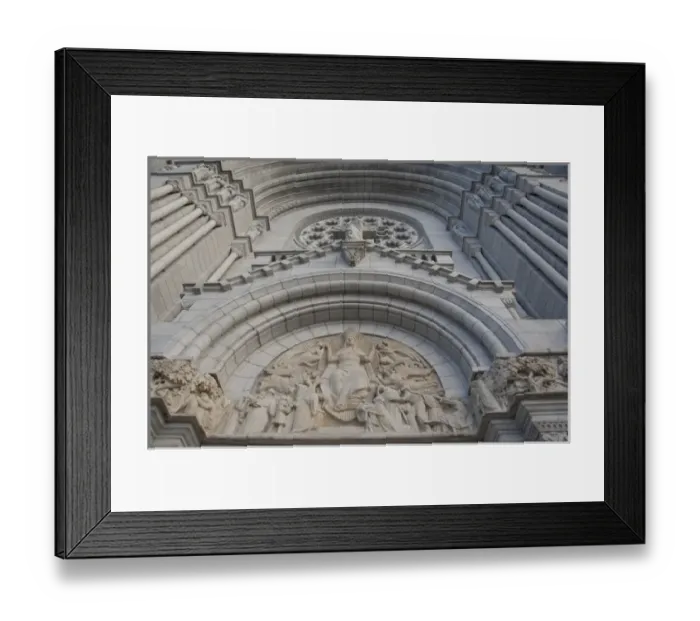 Framed Print : Canada, Quebec, Saint-Anne-de-Beaupre (aka Saint Anne Basillica) famous pilgrimage site