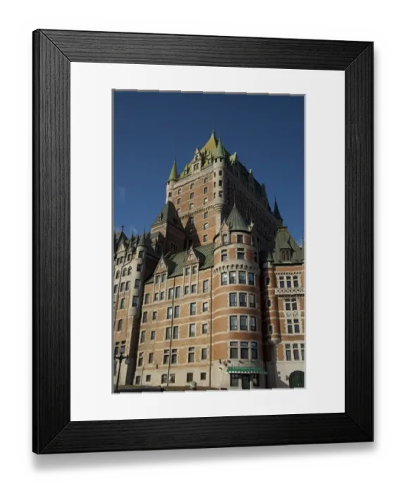 Framed Print : Canada, Quebec, Quebec City. Fairmont Chateau Frontenac Framed Print : Canada, Quebec, Quebec City. Fairmont Chateau Frontenac
