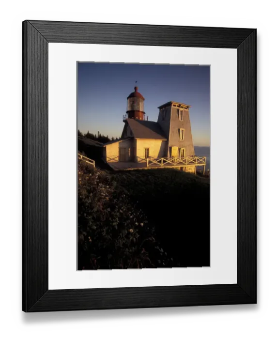 Framed Print : North America, Canada, Quebec, Gaspe Peninsula (Gaspesie) Pointe-a-la-Renommee
