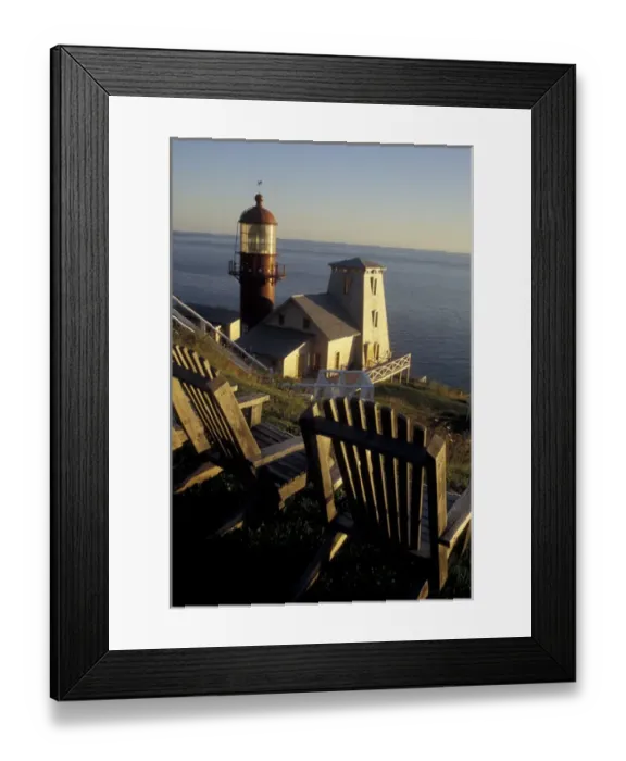 Framed Print : North America, Canada, Quebec, Gaspe Peninsula (Gaspesie) Pointe-a-la-Renommee