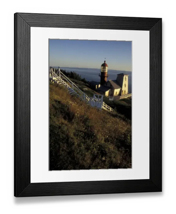Framed Print : North America, Canada, Quebec, Gaspe Peninsula (Gaspesie) Pointe-a-la-Renommee