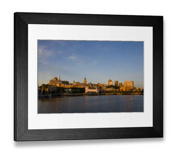 Framed Print : Early morning in Quebec City Framed Print : Early morning in Quebec City