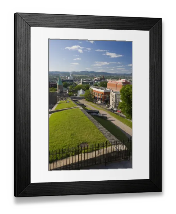 Framed Print : Parc-de-l Artillerie (Artillery Park) in Quebec Citys Old Town Framed Print : Parc-de-l Artillerie (Artillery Park) in Quebec Citys Old Town