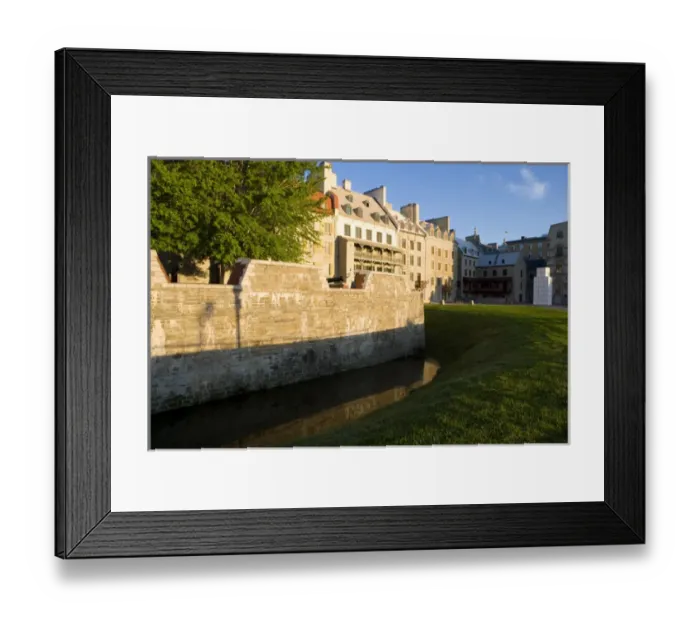 Framed Print : Buildings in the Old Port section of Quebec Citys Old Town. Place Royale Framed Print : Buildings in the Old Port section of Quebec Citys Old Town. Place Royale