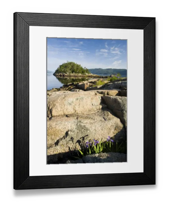Framed Print : The Saguenay River as seen from the pier in the village of Petit-Saguenay Framed Print : The Saguenay River as seen from the pier in the village of Petit-Saguenay