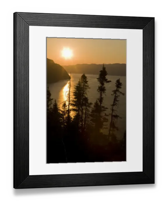 Framed Print : View of the Saguenay Fjord from Cap Trinite in Parc du Saguenay Framed Print : View of the Saguenay Fjord from Cap Trinite in Parc du Saguenay
