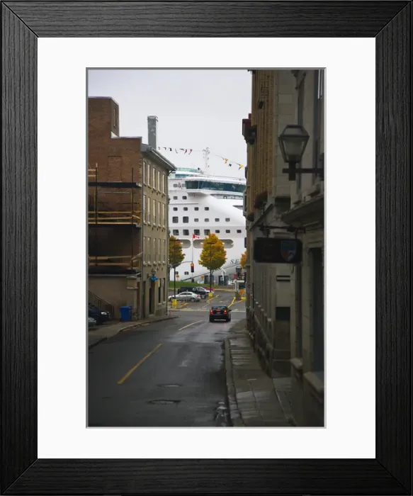 Framed Print : A walking tour of lower Quebec City Framed Print : A walking tour of lower Quebec City