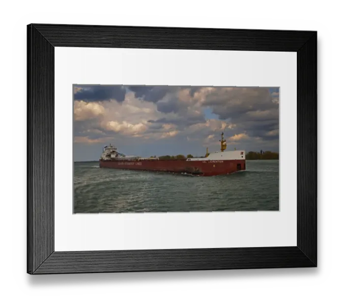 Framed Print : Sailing down The St. Lawrence River towards Montreal Framed Print : Sailing down The St. Lawrence River towards Montreal