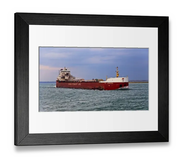 Framed Print : Sailing down The St. Lawrence River towards Montreal Framed Print : Sailing down The St. Lawrence River towards Montreal
