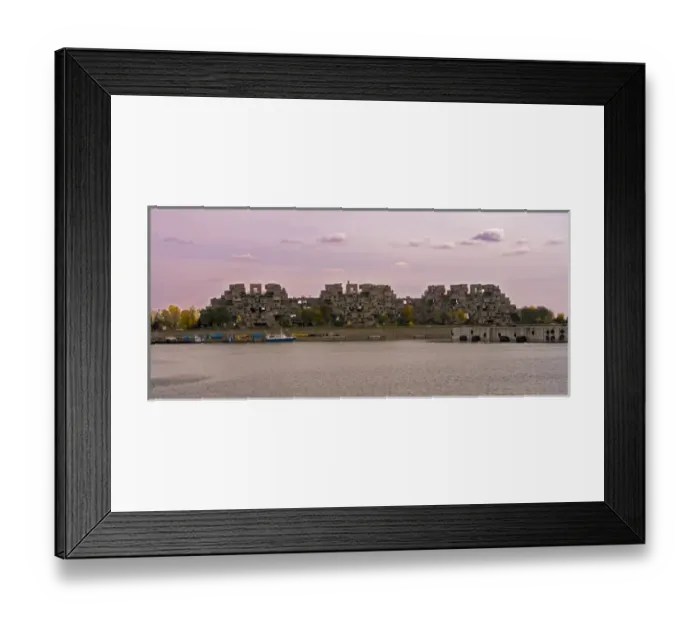 Framed Print : Sights of Montreal, the view of Habitat 67 living experience