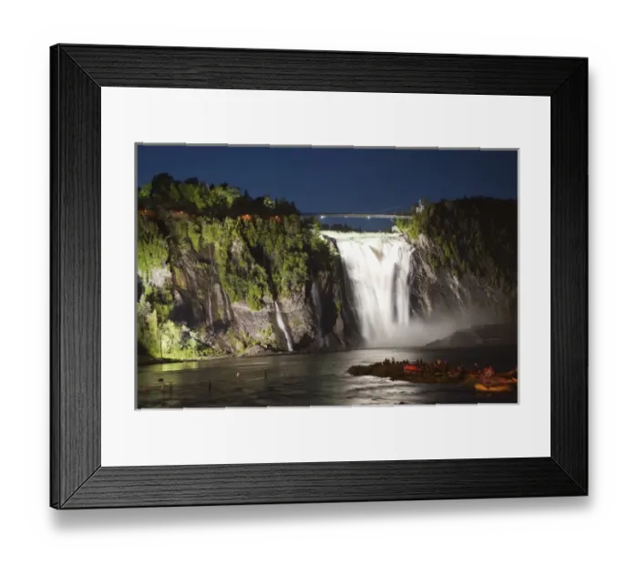 Framed Print : Quebec City, Quebec, Canada. Parc de la Chute-Montmorency (Montmorency Falls Park) Framed Print : Quebec City, Quebec, Canada. Parc de la Chute-Montmorency (Montmorency Falls Park)