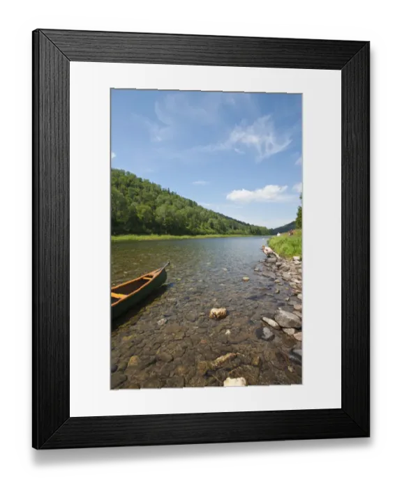 Framed Print : Quebec, Canada. Salmon fishing on the Matapedia River Framed Print : Quebec, Canada. Salmon fishing on the Matapedia River