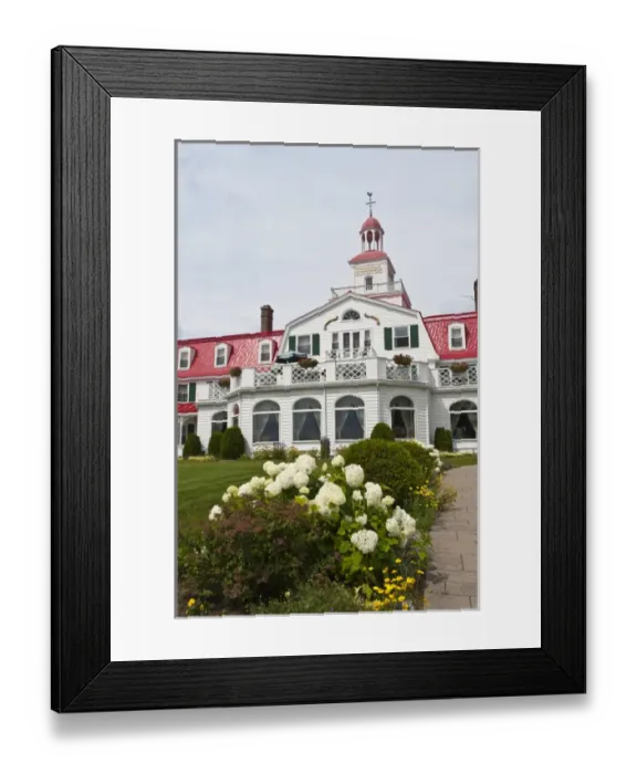 Framed Print : Quebec, Canada. Historic Hotel Tadoussac, Tadoussac Framed Print : Quebec, Canada. Historic Hotel Tadoussac, Tadoussac
