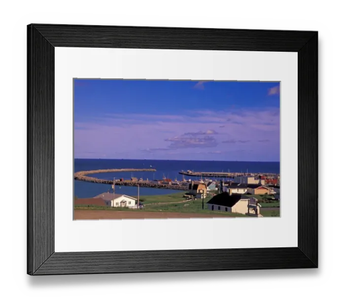 Framed Print : Canada, Quebec, Magdalen Islands, Cap-aux-Meules