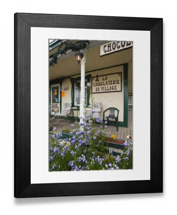 Framed Print : Quebec, Canada. Chocolatier in Les Eboulements