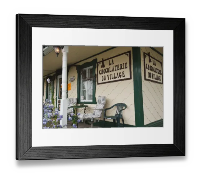 Framed Print : Quebec, Canada. Chocolatier in Les Eboulements Framed Print : Quebec, Canada. Chocolatier in Les Eboulements