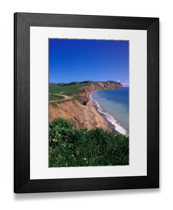 Framed Print : Canada, Quebec, Magdalen Islands, Cap Alright