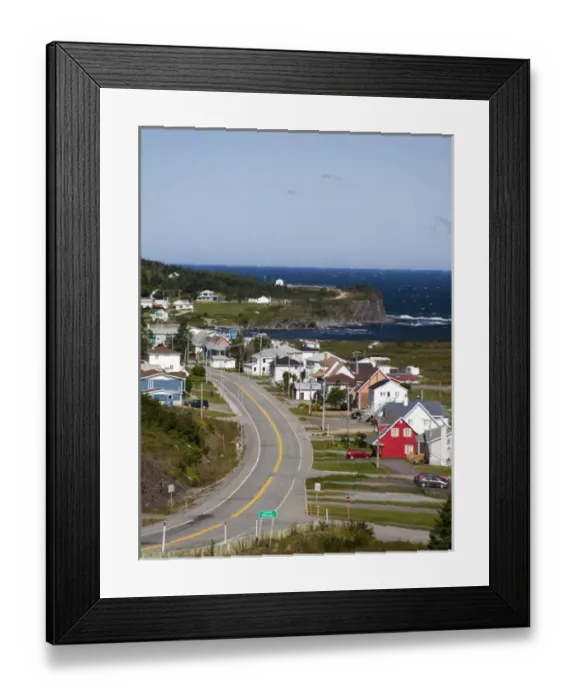 Framed Print : North America, Canada, Quebec, Gaspe Bay, Village of Petit Cap Framed Print : North America, Canada, Quebec, Gaspe Bay, Village of Petit Cap