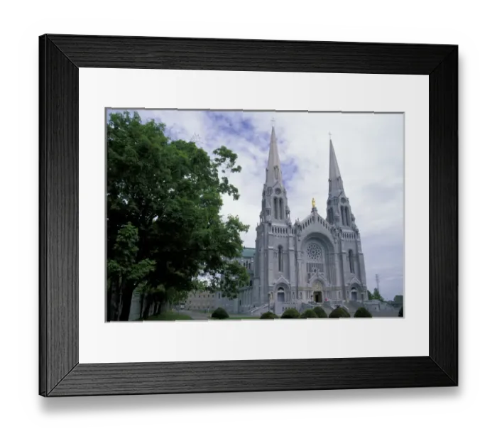 Framed Print : North America, Canada, Quebec. Church-Sainte-Anne de Beaupre Framed Print : North America, Canada, Quebec. Church-Sainte-Anne de Beaupre